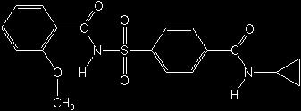 ciproszulfamid CAS-szám 221667-31-8 IUPAC- N-[[4-[(cyclopropylamino)carbonyl]phenyl]sulfonyl]-2-