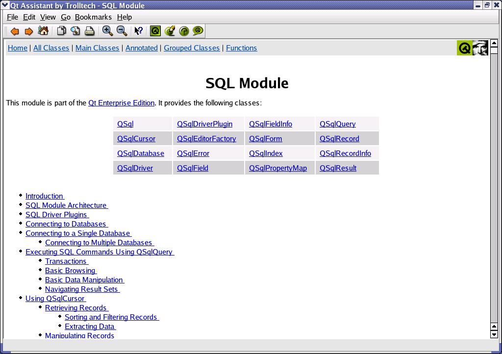 Qt / Sql modul Az SQL modulban