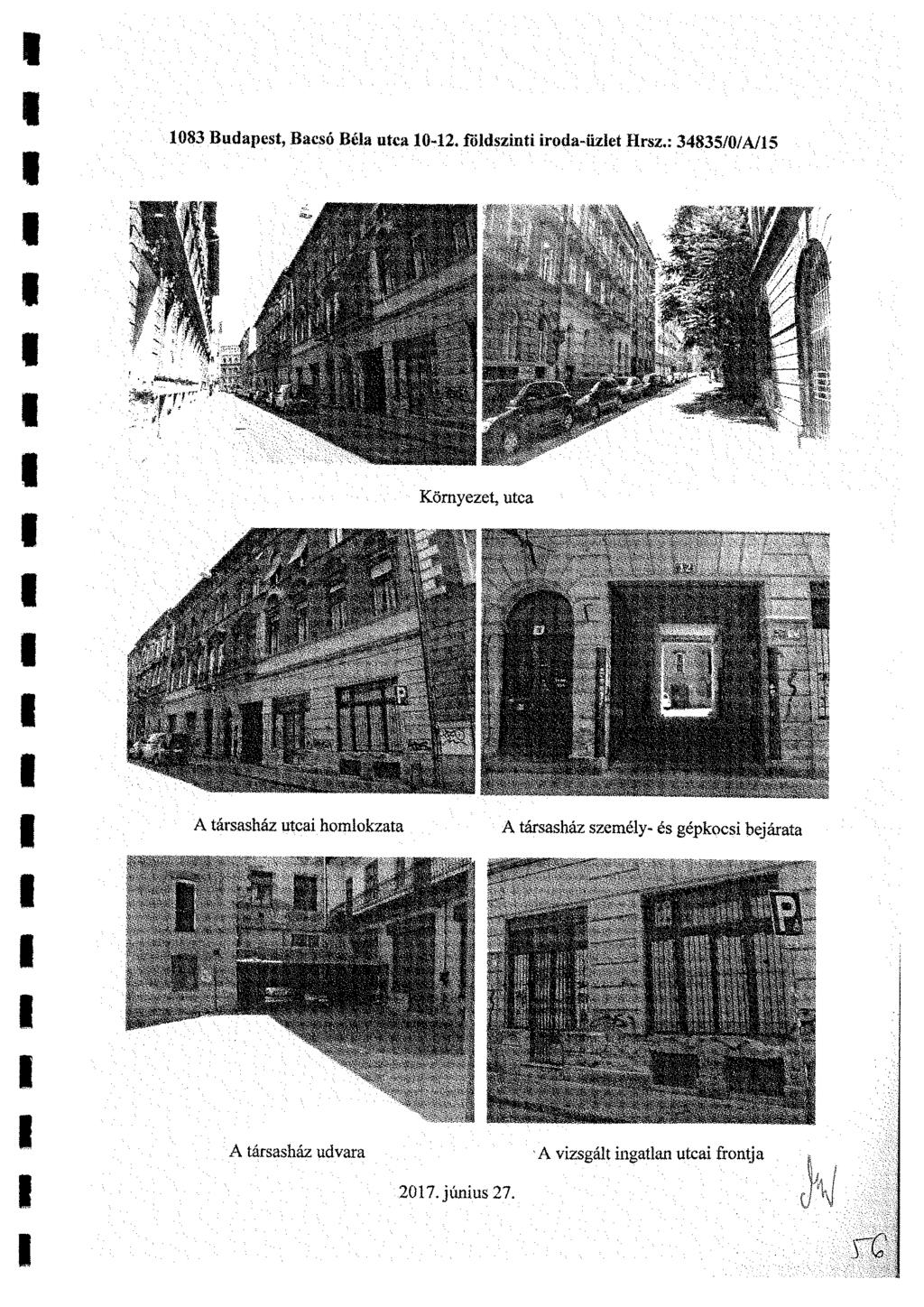 1083 Budapest, Bacsó Béla utca 10-12. földszinti iroda-üzlet Hrsz.