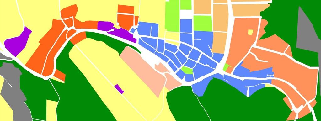Úrkút öt nagy részre tagolható: Alsófalu, Felsőfalu, Kilencház, Csárdahegy és Újtelep.