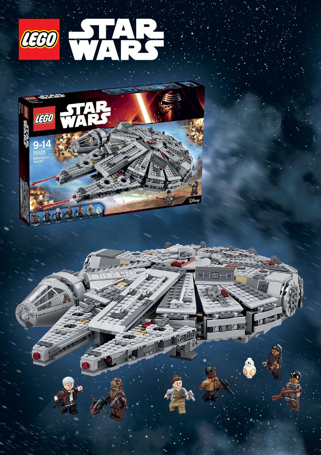 HAN SOLO TM ÉS CHEWBACCA TM ÚJRA A FEDÉLZETEN. A legújabb Star Wars mozifilmben a legendás Ezeréves sólyom visszatér. A fedélzeten természetesen Chewie és Han.