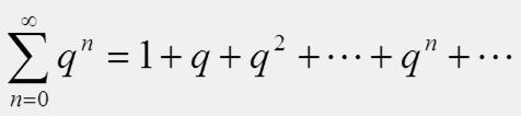 Nevezetes sorok II. Geometriai sor: ahol q 1.