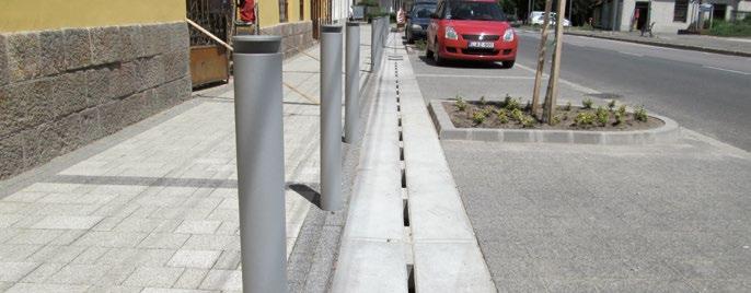 III profil átfolyási keresztmetszet: 1006 cm2 (DN 350) folyamatos vagy szakaszos réseléssel D400 és F900 kn terhelési osztályra elsősorban autópályák, elsőrendű utak, alagutak, telephelyek, parkolók,