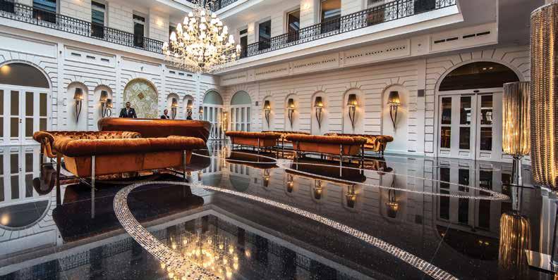 Design Stílus The interior design brilliantly combined vintage style with modernity, classic peacetime elegance and the latest technical achievements regarding design and furnishing throughout both