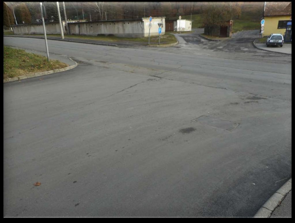 utca új aszfaltburkolat építése két rétegben 260 m