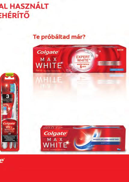 fehérítő toll 5499 4399 Colgate Max White fogkrém 75 ml 13,32 /ml; 11,32 /ml 849 1 A termékválaszték boltonként eltérő, kérjük tájékozódjon üzleteinkben!