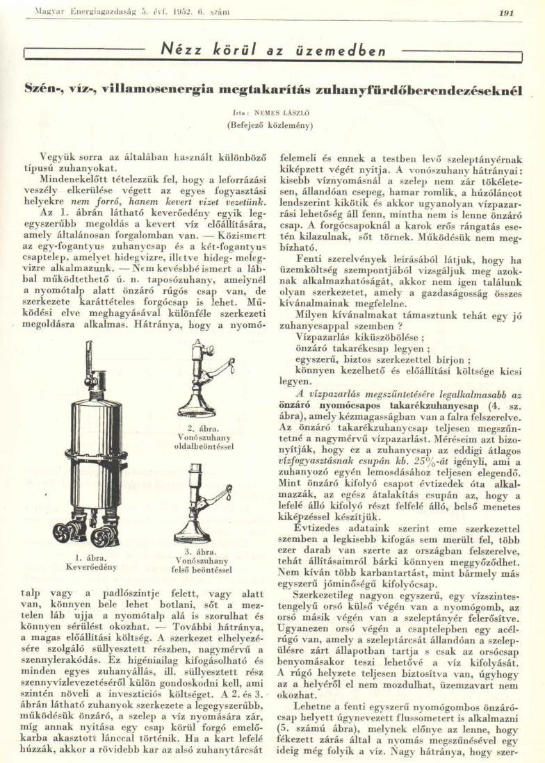 Magyar Energiagazdaság 5. évf.