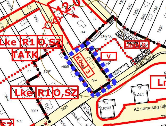 A RENDEZÉS ALÁ VONT TERÜLETEK A MÓDOSÍTÁSOK CÉLJA, VÁRHATÓ HATÁSAI MÓDOSÍTÁSI SZÁNDÉK A hatályos terv szerinti Köu-3 besorolású 7750 hrsz ingatlan a Köztársaság útja mellett besorolásának törlését