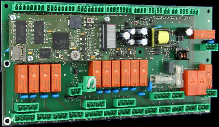 UVR16x2E-NP Hálózati egység processzormodullal UVR16x2E-NP Hasonló az UVR16x2E-DE-hez, azonos teljesítmény