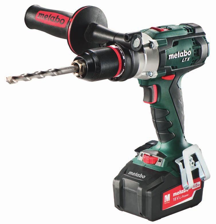 forgatónyomaték, kemény Fúróátmérő acélban Fúróátmérő puhafában 34 Nm 60 Nm 13 mm 38 mm Cikkszám: 602 102 950 60 990 Ft Nettó ár: 48 024 Ft* 18 voltos akkus fúrócsavarozó SB 18 LTX Impuls (2 db 4,0