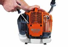 2 Ergonomikus fogantyúk: a gépkezelő maximális kényelmét biztosítják (BC 241, BC 270, BC 300, BC 350, BC 360, BC 400, BC 530, BC 550 MASTER, BCF 530).