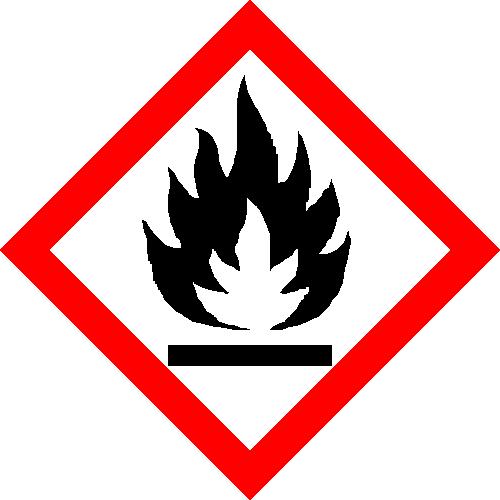 2/11 Piktogram: GHS02 GHS08 GHS07 Figyelmeztetés: FIGYELEM Figyelmeztető mondatok: H 226 Tűzveszélyes folyadék és gőz H 315 Bőrirritáló hatású. H 319 Súlyos szemirritációt okoz.