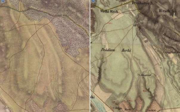 T1 Az első és második katonai felmérés idején (cca. 1770 1860. között) a terület fátlan, legelő, - a II. felmérés térképén, egyetlen beépítésként egy juhhodályt is feltüntet a térkép.
