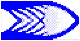sakkáblamina alálhaó. Az eredmények jól köveik az opimális szerkezei forma jellezeesséei (6. ábra,... fejeze). m = eseében a 6.a ábra, m > eseében a 6.b ábra a mérékadó.
