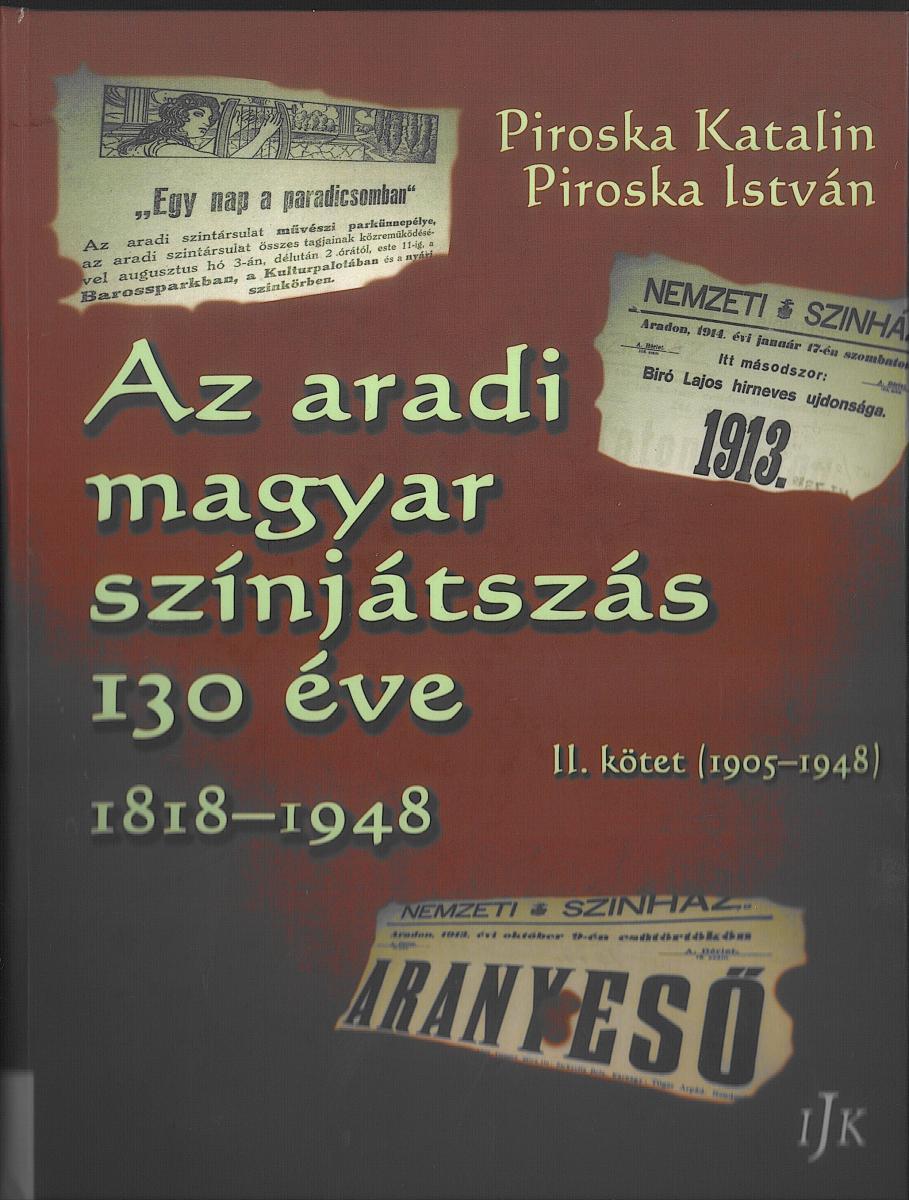 [1]Az Országos Széchényi Könyvtár Színháztörténeti Tára tisztelettel hívja és várja az érdeklődőket Piroska Katalin és Piroska István nagyszabású