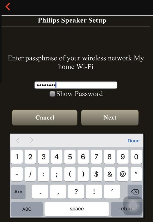 * Ha Wi-Fi jelszava olyan speciális karaktereket is tartalmaz, mint például #/:/;/', akkor ezt a jelszót módosítania
