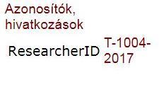 ResearcherID azonosító csatolása szerzői adatlaphoz MTMT-ben: Az MTMT felületén a szerző a személyi adatlapjának Azonosítók, hivatkozások gombjára kattintva tud a profiljához szerzői azonosítókat