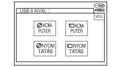 Ötlet Ha nem jelenik meg ez a képernyő, a tételt a menüből válassza ki. A menübeállítással kapcsolatos részleteket a kamerához mellékelt Használati útmutatóban találja.