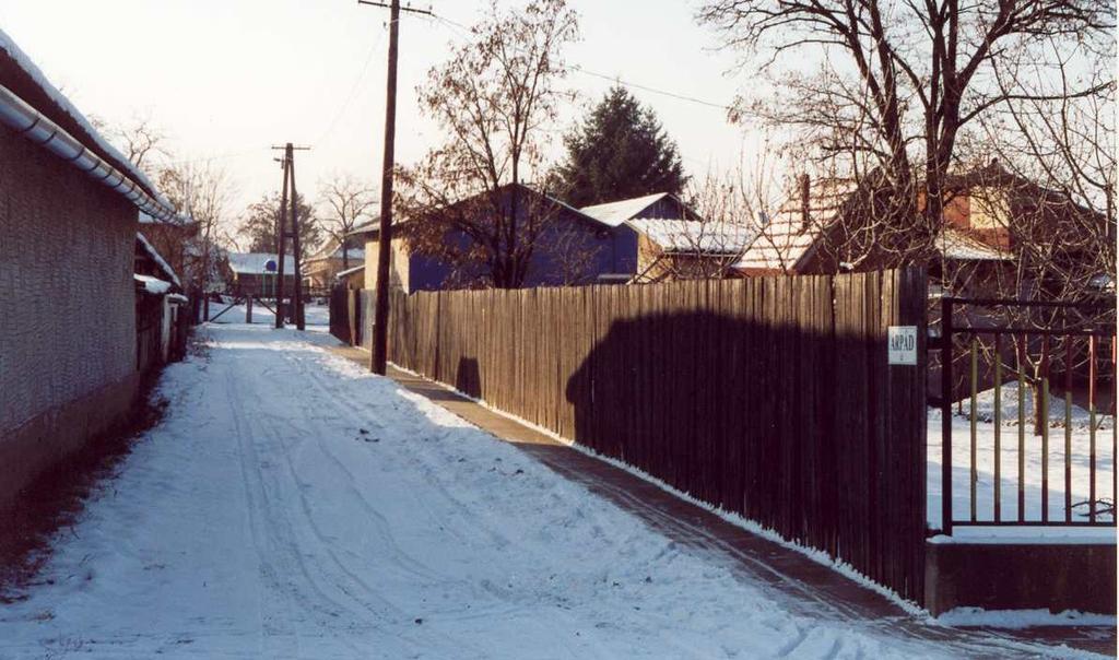 Sorszám: 11. A védendő objektum megnevezése: Árpád út, Vörösmarty út, Petőfi S. út. Vizsgálat ideje: 2002. augusztus hó Címe: Árpád út és Petőfi S. út teljes hosszában ill.