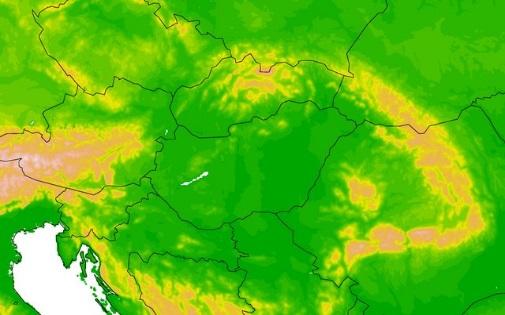 horizontális felbontás Naponta nyolcszor / háromóránként Nagyfelbontású