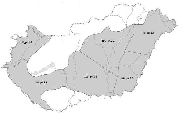 A magyarországi felszín alatti víztestek földtani kiértékelésének 2006. évi eredményei 147 1. ábra.