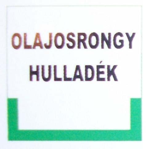 4. Gáz-forrasztópáka 3. ábra. Olajosrongy hulladék gyűjtőedény jelölése A pákatartó teste és a melegítő része gázégőszerűen van kiképezve, a szárhoz rögzített csővezetéken áramlik a fűtőgáz.