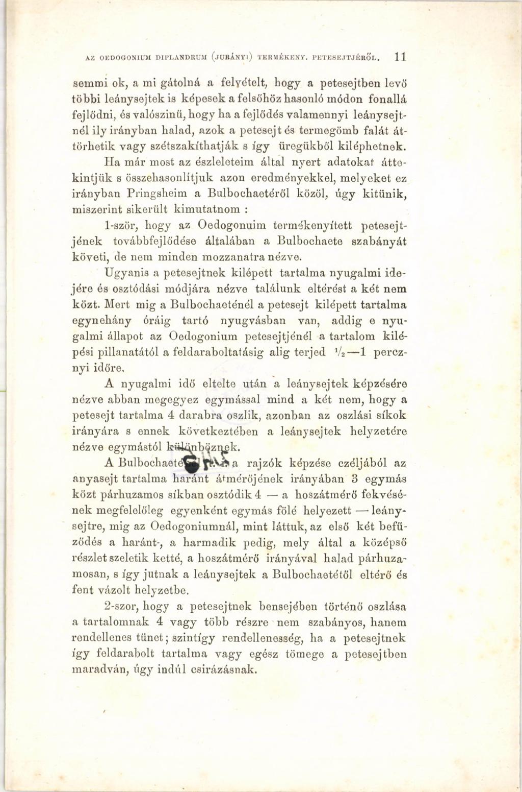 AZ ОЕ DOGON ШМ DII'LANDRUM (ju RÁN Yl) TERMÉKENY. PETE SEJTJÉR Ő L.