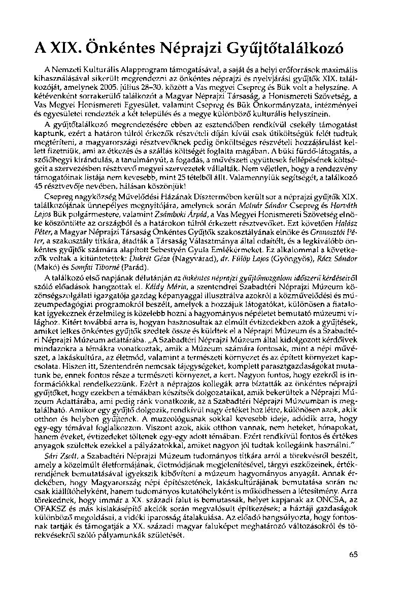 2010 MÁJ /5 HONISMERET XXXIII. ÉVFOLYAM A HONISMERETI SZÖVETSÉG FOLYOIRATA  - PDF Ingyenes letöltés