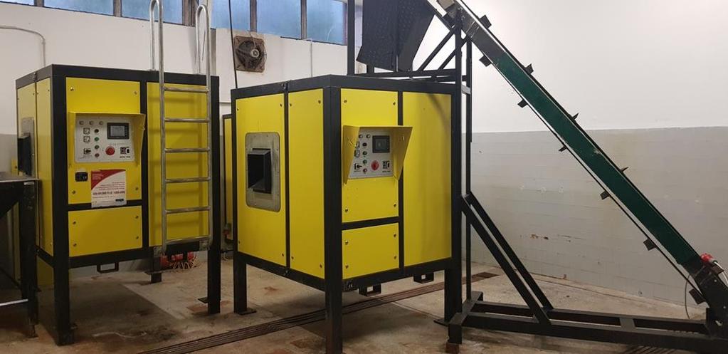 Figure 1. Ropai 1000 abrasive peeling machines Eredmények és értékelésük 1. ábra.