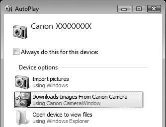 Przesyłanie zdjęć do komputera w celu wyświetlania Przesyłanie i wyświetlanie zdjęć Podłącz aparat do komputera. Wyłącz aparat.
