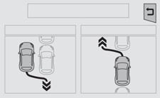 Vezetés Park Assist A rendszer egy aktív parkolássegítő berendezés, mely felméri a parkolóhelyet, majd a beparkolás érdekében vezérli a kormányművet.