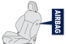 Biztonság Oldallégzsákok Működésük A függönylégzsákok a B oldalsó ütközési zóna egészét vagy egy részét érő, a gépjármű hossztengelyére merőlegesen, vízszintes síkban, kívülről befelé ható, nagy