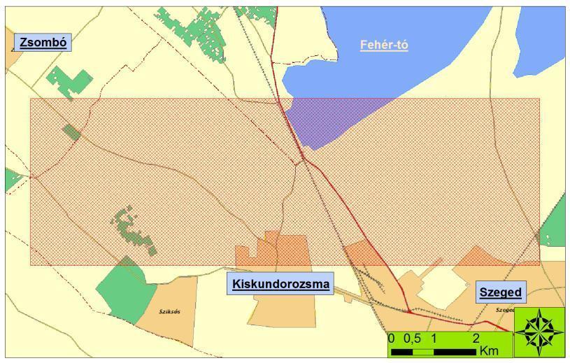 mértékét. A két modellkülönböző bemeneti talajadatokat igényelt. A MezEr-modellhez a t e r ü l e t talajtípusaira, az EEBW- modellhez pedig a talaj textúrájára volt szükség.