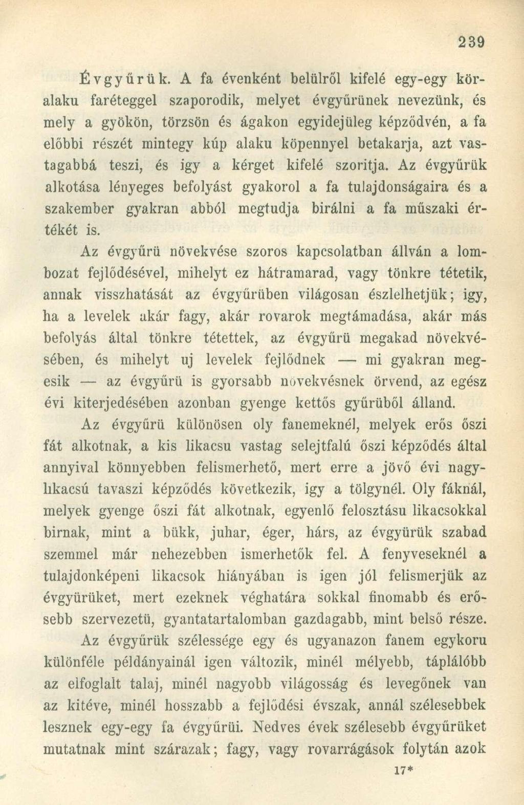 Évgyűrűk.