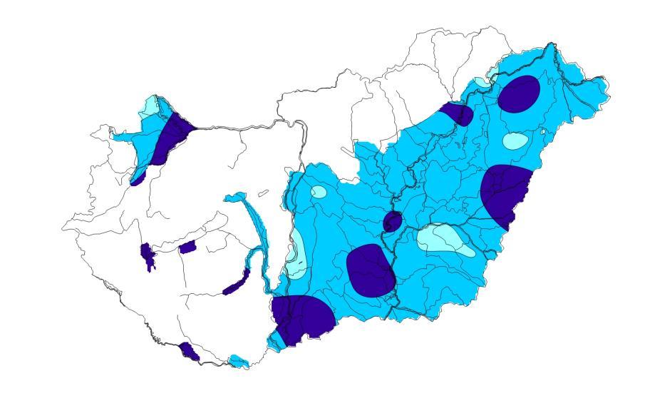 Várható belvízi kilátások A hosszú távú meteorológiai előrejelzés alapján nagyobb téli-tavaszi belvíz valószínűleg nem fog kialakulni, de csapadékos-havas