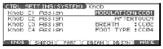 A hang valósidej megváltoztatása Valósidej kontroller (realtime controller) A REALTIME CONTROL potmétert és az ASSIGNABLE SW gombokat a hangzás valósidej megváltoztatására használhatja. 1.