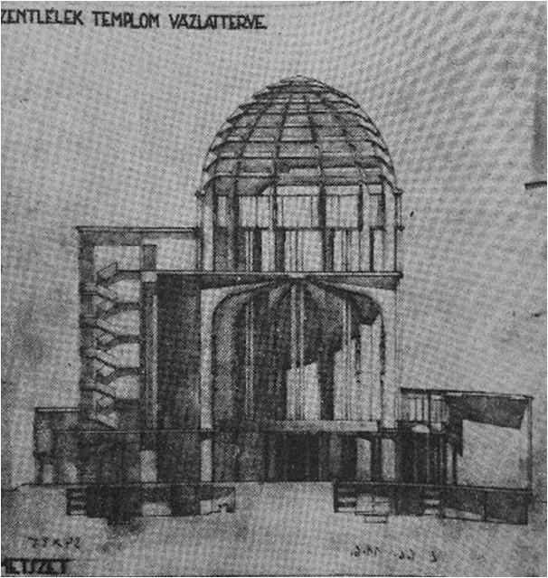 57 centrális, kör alaprajzú, középen az oszlopsorral körülvett oltárral, tehát a geometriai és a liturgiai középpont egy pontban koncentrálódik.