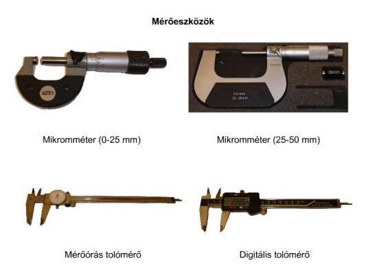 Foglalja össze a mérőeszközök főbb szerkezeti egységeit legalább egy kiválasztott (pl. mikrométer) mérőeszköz alapján!
