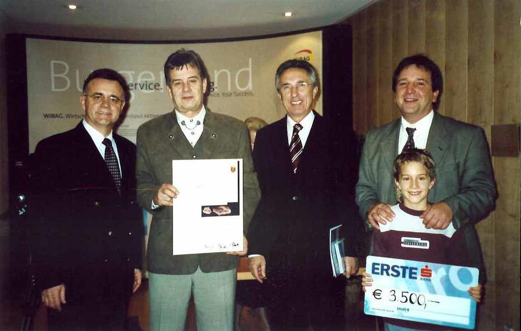 Friedrich Radel, Csonka Tibor és Robert Hahn ügyvezetı.