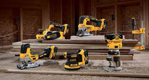 18 V-OS XR SZÉNKEFE NÉLKÜLI FÚRÓ-CSAVAROZÓ DCD708 A DEWALT kefe nélküli motor 65 Nm nyomatékot ad le egy 160 mm hosszú testben a nagyobb