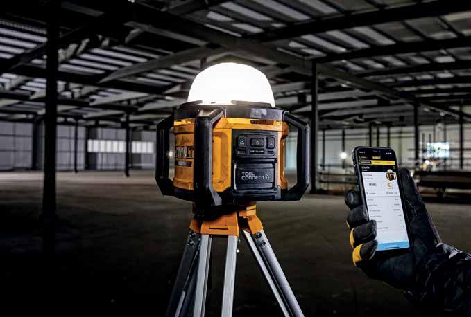 18 V-OS XR TOOL CONNECT LED-ES TERÜLET MEGVILÁGÍTÓ LAMPATEST DCL074 Ez a világító LED a Tool Connect funkciókba van beépítve a személyre szabható tapasztalatok szerzése érdekében.