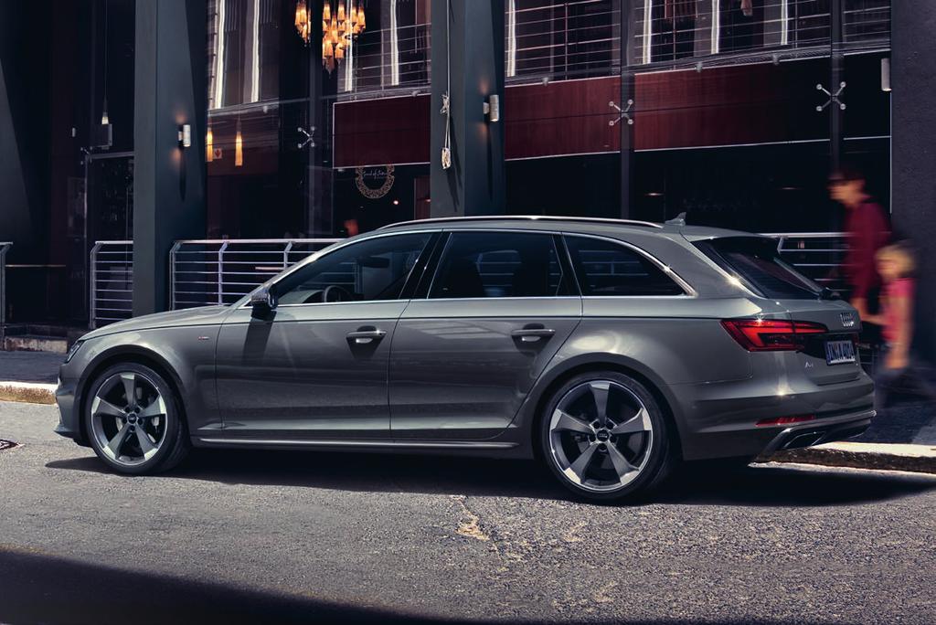 Limousine / A4 Avant Az Audi intelligens technikái 04 05 Progresszív dizájn és innovatív technikák az Audi A4 sportosan elegáns formában testesíti meg e