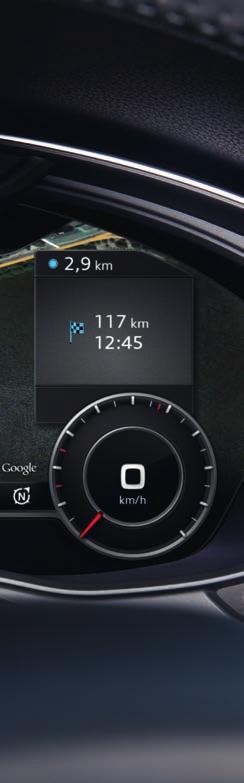 Limousine / A4 Avant Infotainment 16 17 Virtuális cockpit valósághű élmények Tisztán szeme előtt a mobilitás jövője az Audi virtual cockpit kijelzőfelületén: teljes