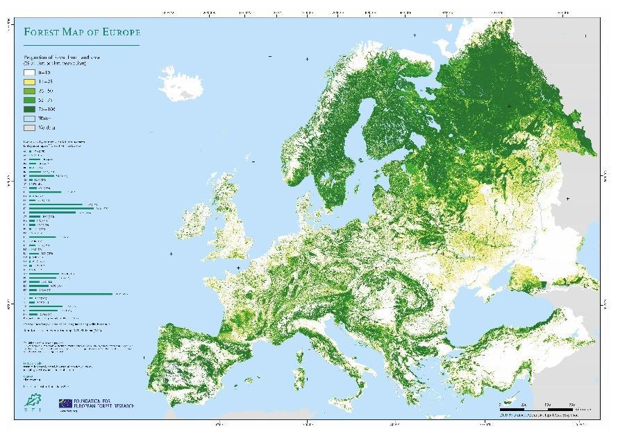 Látjuk a fától az erdőt? Mutasd be, jellemezd Európa erdőségeit!