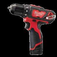 SZETT 4933BPDM12 A Milwaukee nagy teljesítményű szuperkompakt fúrócsavarozó 190 mm hosszú, kiváló a szűk helyeken végzett feladatokhoz REDLINK túlterhelés védelmi elektronika a gépben és az
