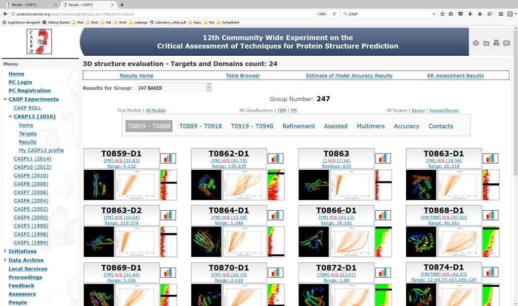 CASP: http://predictioncenter.