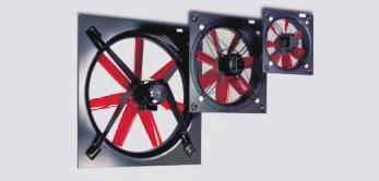 Fali axiális ventilátorok COMPACT sorozat HCFBHCFT mûanyag járókerékkel HCBBHCBT alumínium járókerékkel Általános leírás A COMPACT axiális fali ventilátorok 11 standard névleges méretben 000