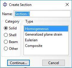 2. A Create Section paranccsal hozzunk létre egy Section-t, amellyel a