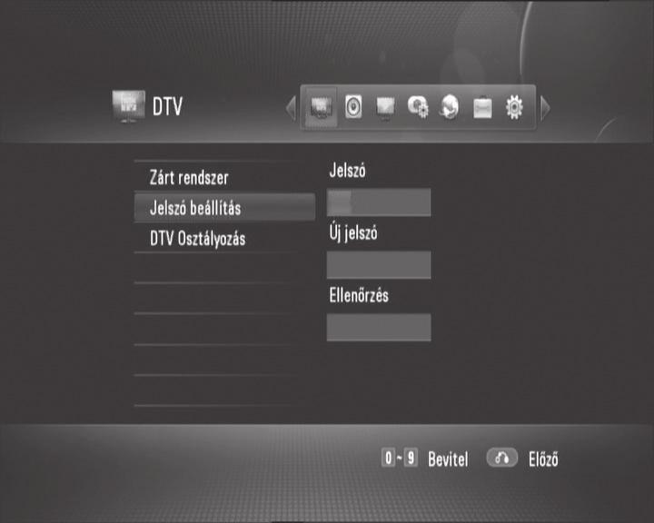2 A v/v gombokkal válassza ki az [Programszerkesztés] menüpontot és nyomja meg az OK 3 A v/v gombokkal válassza ki az [DTV] programpontot és nyomja meg az OK gombot az [Szerkeszt - TV] menü