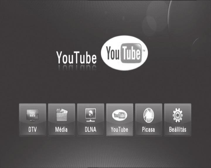 YouTube A YouTube alkalmazás kezelése Ezen a rekorder kereshet és lejátszhat YouTube videókat. Előkészületek: Az alkalmazás használatához szélessávú internetszolgáltatás szükséges.